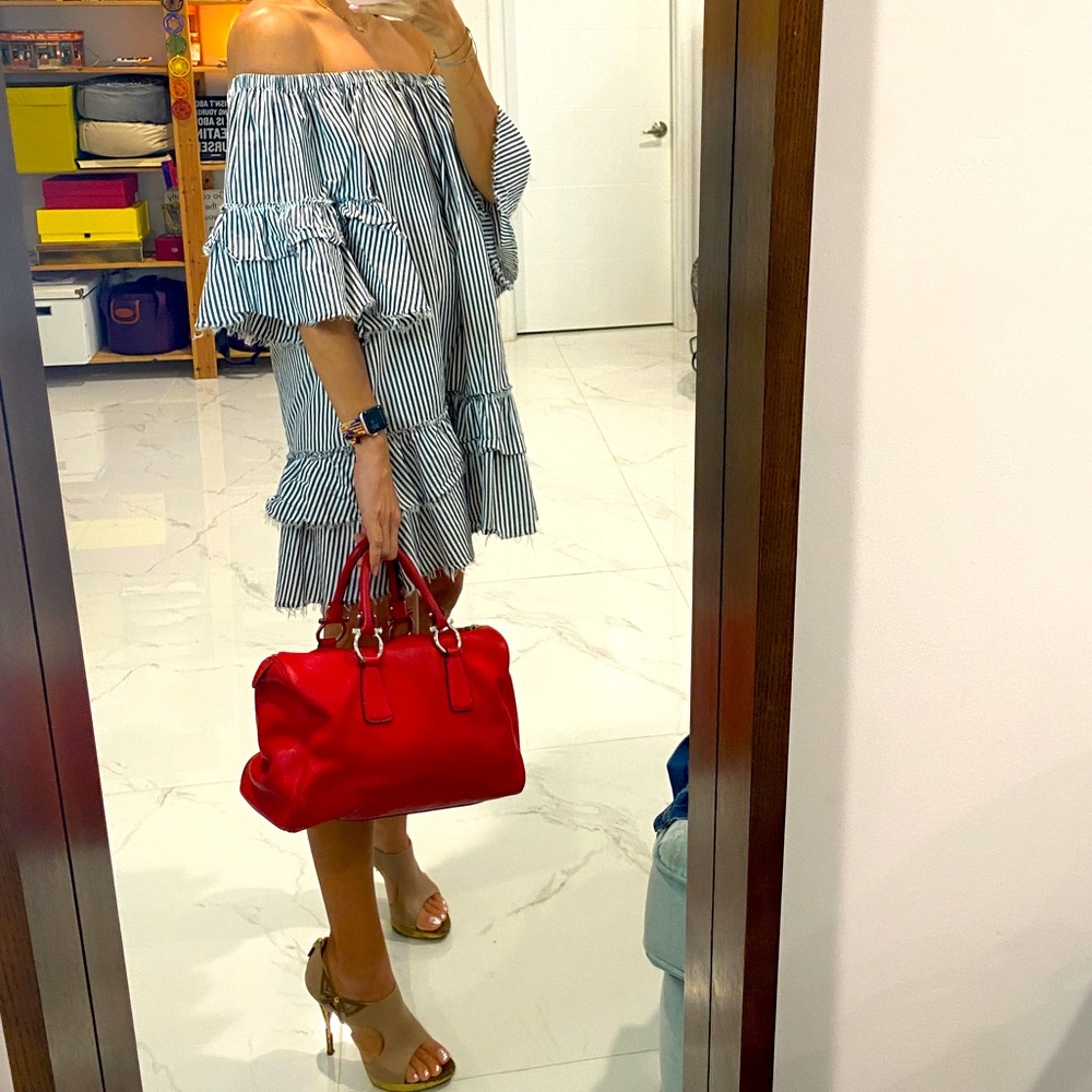 Zara off the shoulder dress